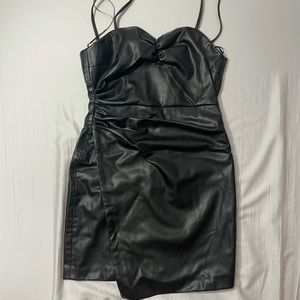 Zara leather dress